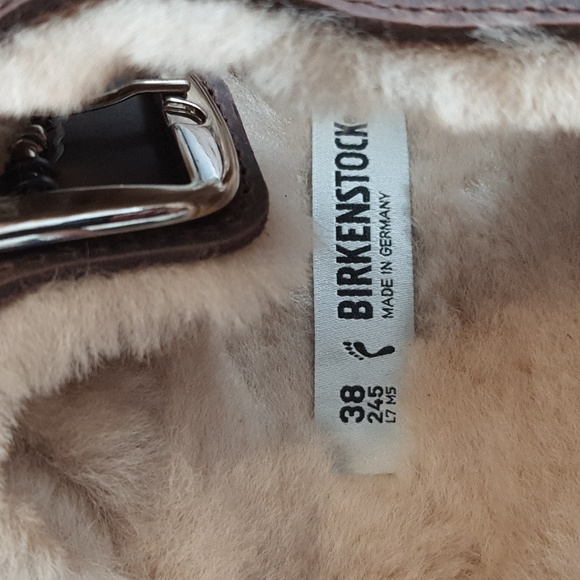 Brand New Arizona Big Buckle Shearling (brown) Size 38 - Picture 2 of 4